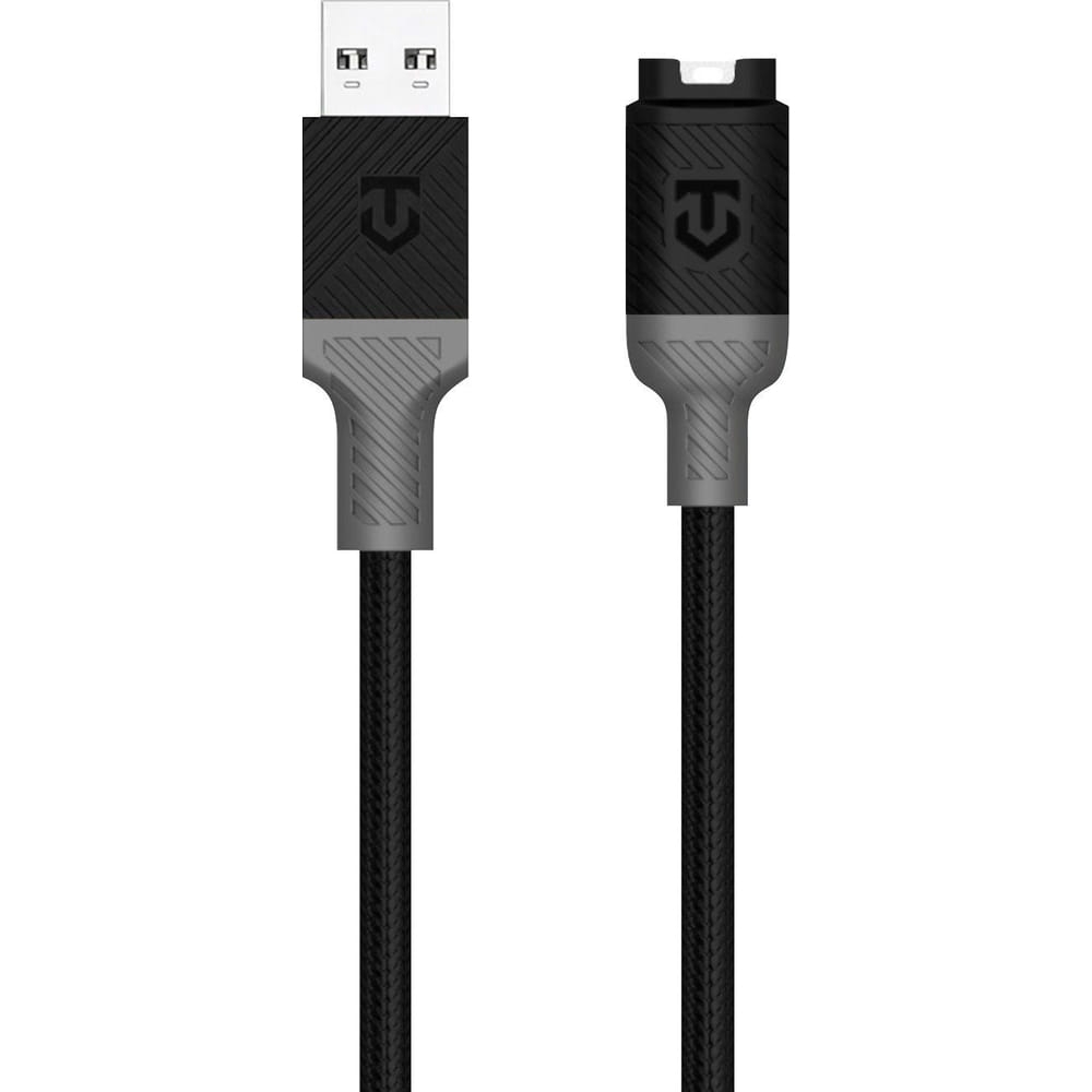 Image of Kabel do ładowania zegarków Garmin, Tactical Recce 3:20, USB-A, 1m, czarno-szary