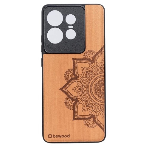 Image of Drewniane etui do Motorola Edge 50 Pro, Bewood Mandala Jabłoń