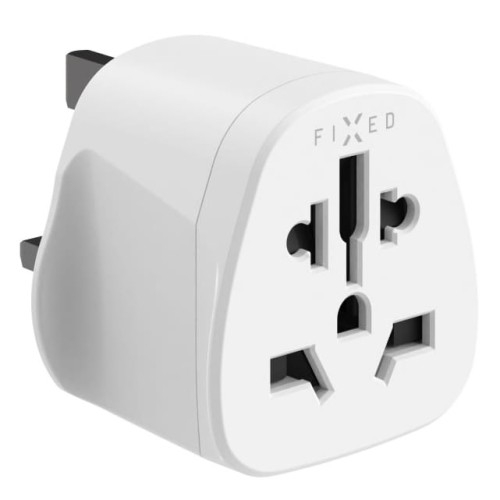 Image of Adapter / przejściówka Fixed World to UK Adapter Europa-Wielka Brytania 2500W, biała