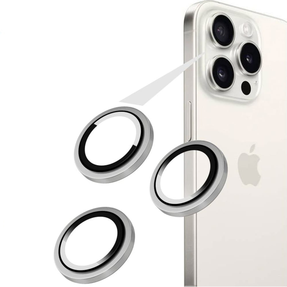 Szkło na aparat Fixed Invisible Camera Glass do iPhone 16 Pro/ 16 Pro Max, srebrne