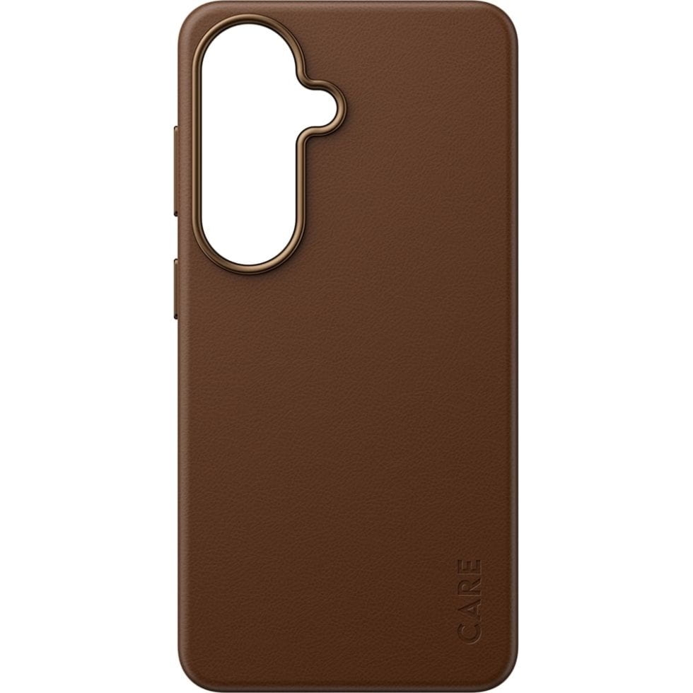 OUTLET: Etui ze skóry wegańskiej CARE by PanzerGlass Solo do MagSafe do Galaxy S26, brązowe