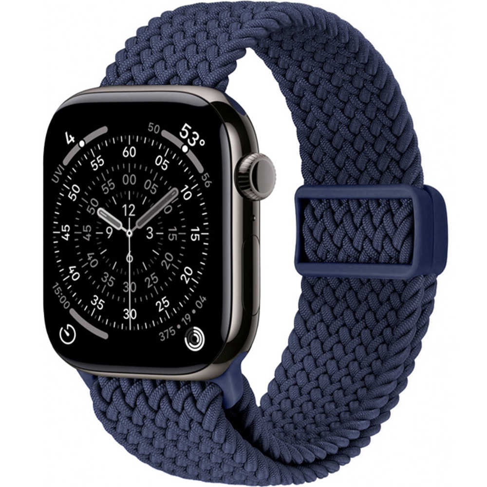 Pasek Crong Wave Band do Apple Watch 49/46/45/44 mm, granatowy
