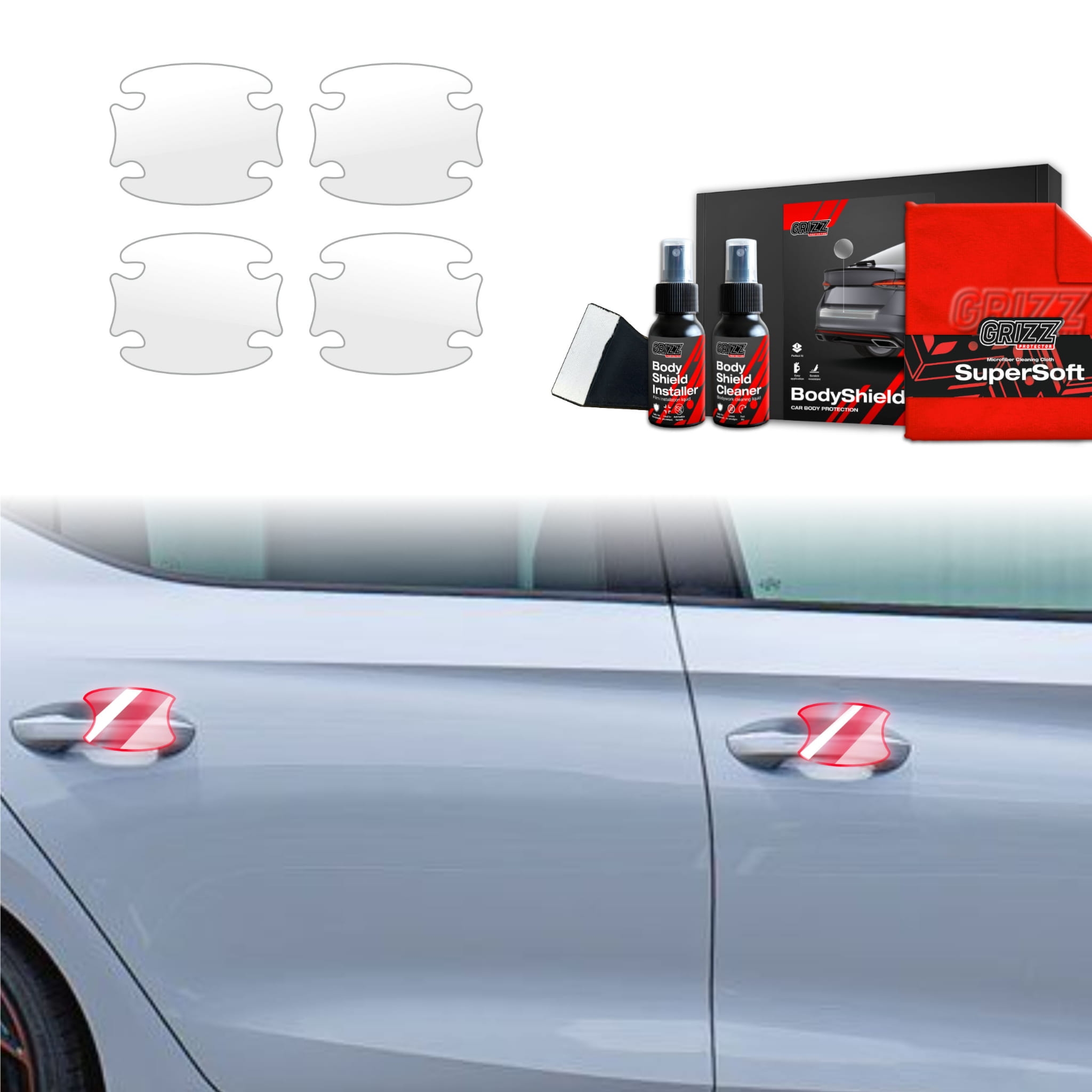 4w1 Folia ochronna Grizz Protector pod klamki do Cupra Leon Sportstourer (2024-2026)