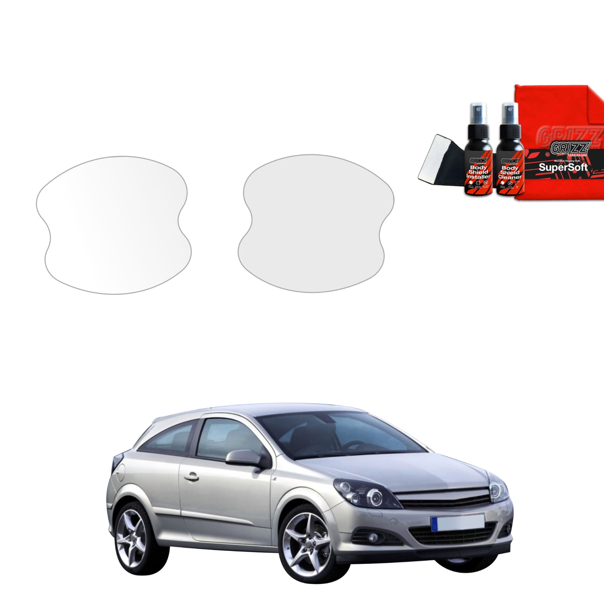 2w1 Folia ochronna pod klamki Grizz Protector do Opel Astra H Hatchback 3D (2004-2010)
