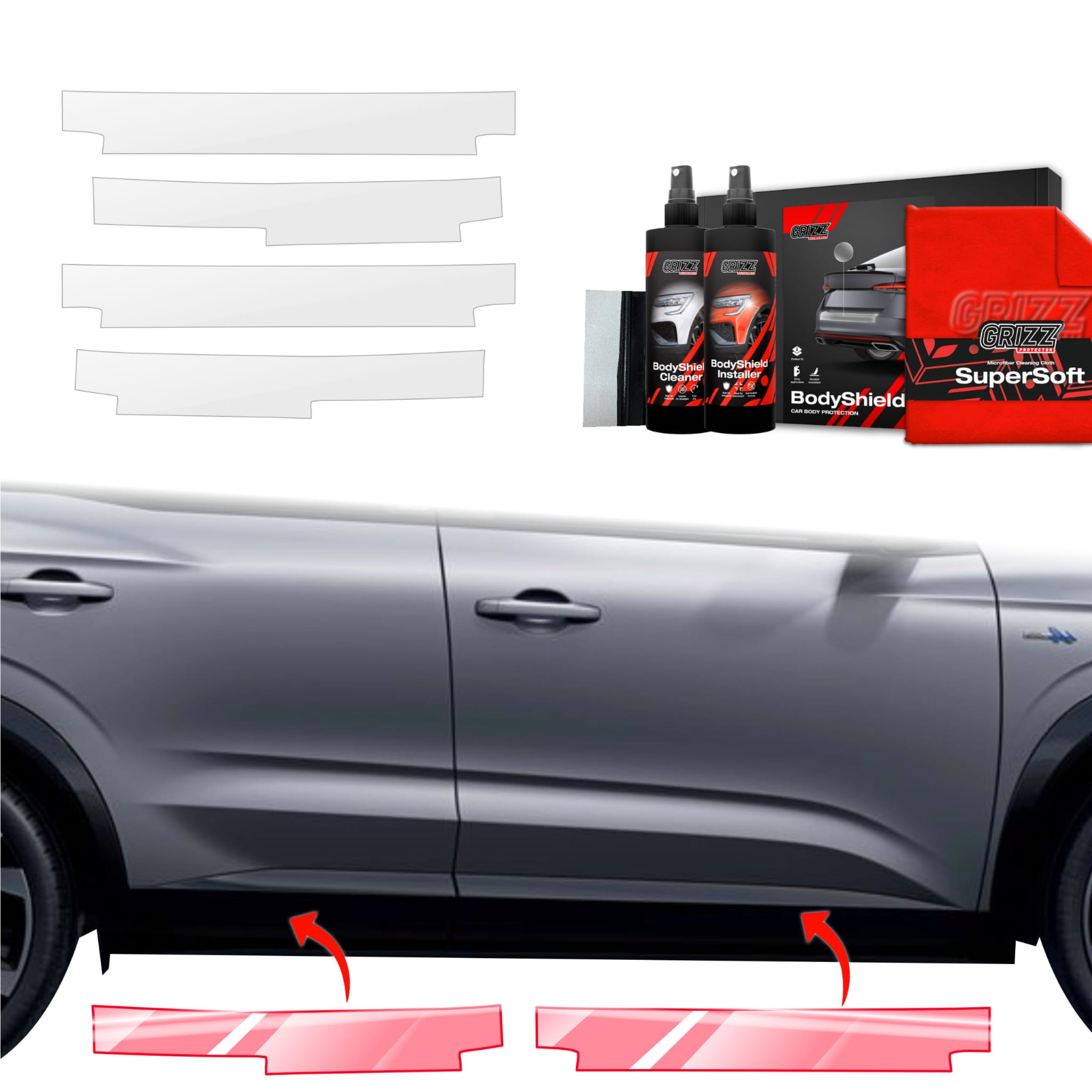 4w1 Folia ochronna Grizz Protector na progi do Renault Austral (2022-2026)