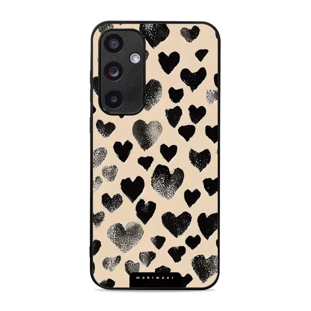 Etui ochronne do Galaxy A55 5G, Mobiwear Glossy Case, beżowa miłość