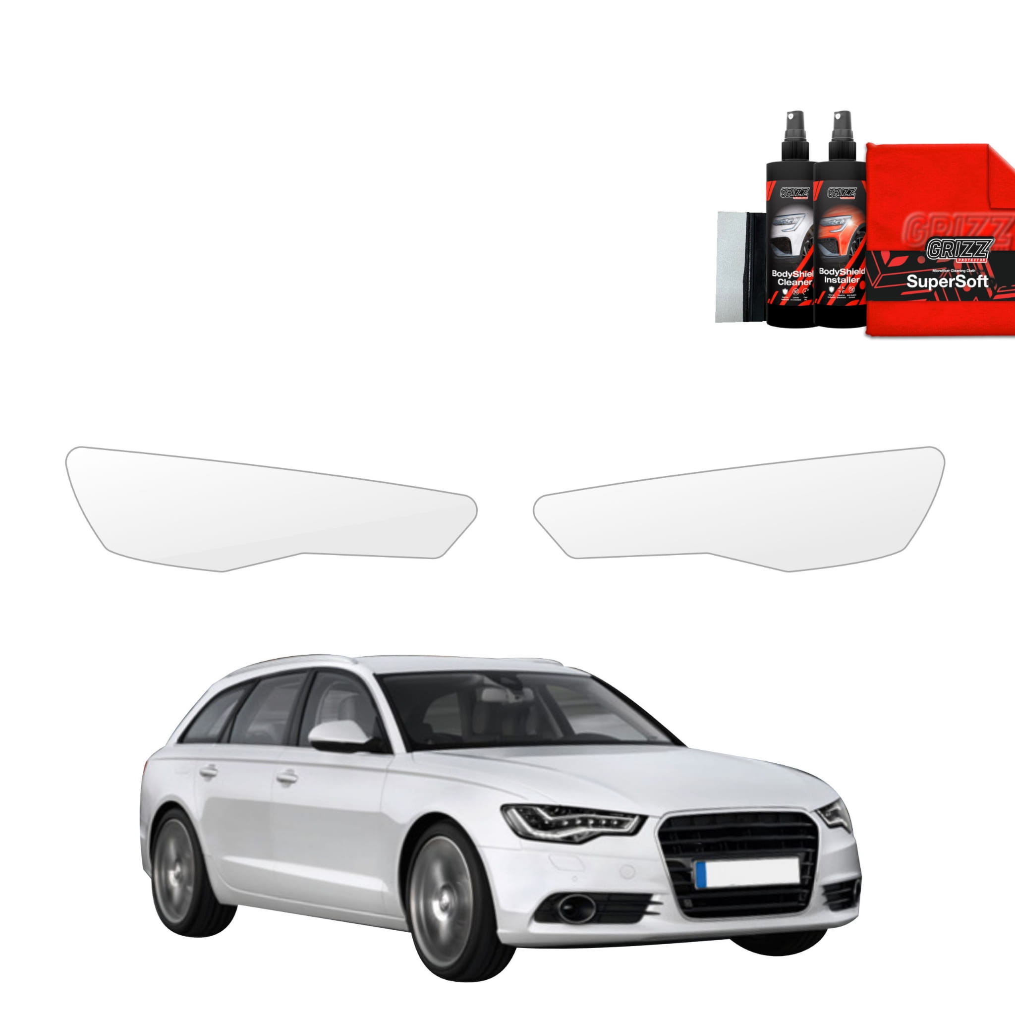 2w1 Folia ochronna na lampy Grizz Protector do Audi A6 C7 Avant (2011-2014)