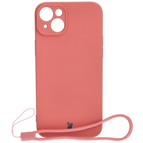 Image of Etui Bizon Case Silicone do iPhone 15 Plus, brudny róż