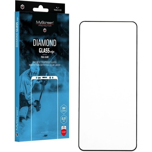 Image of Szkło hartowane na ekran MyScreen Diamond Glass Edge FG do Xiaomi Poco X6, czarna ramka