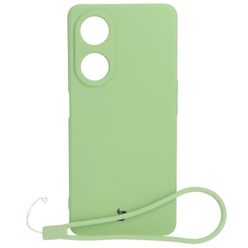 Image of Etui Bizon Case Silicone Sq do Oppo A98 5G, jasnozielone