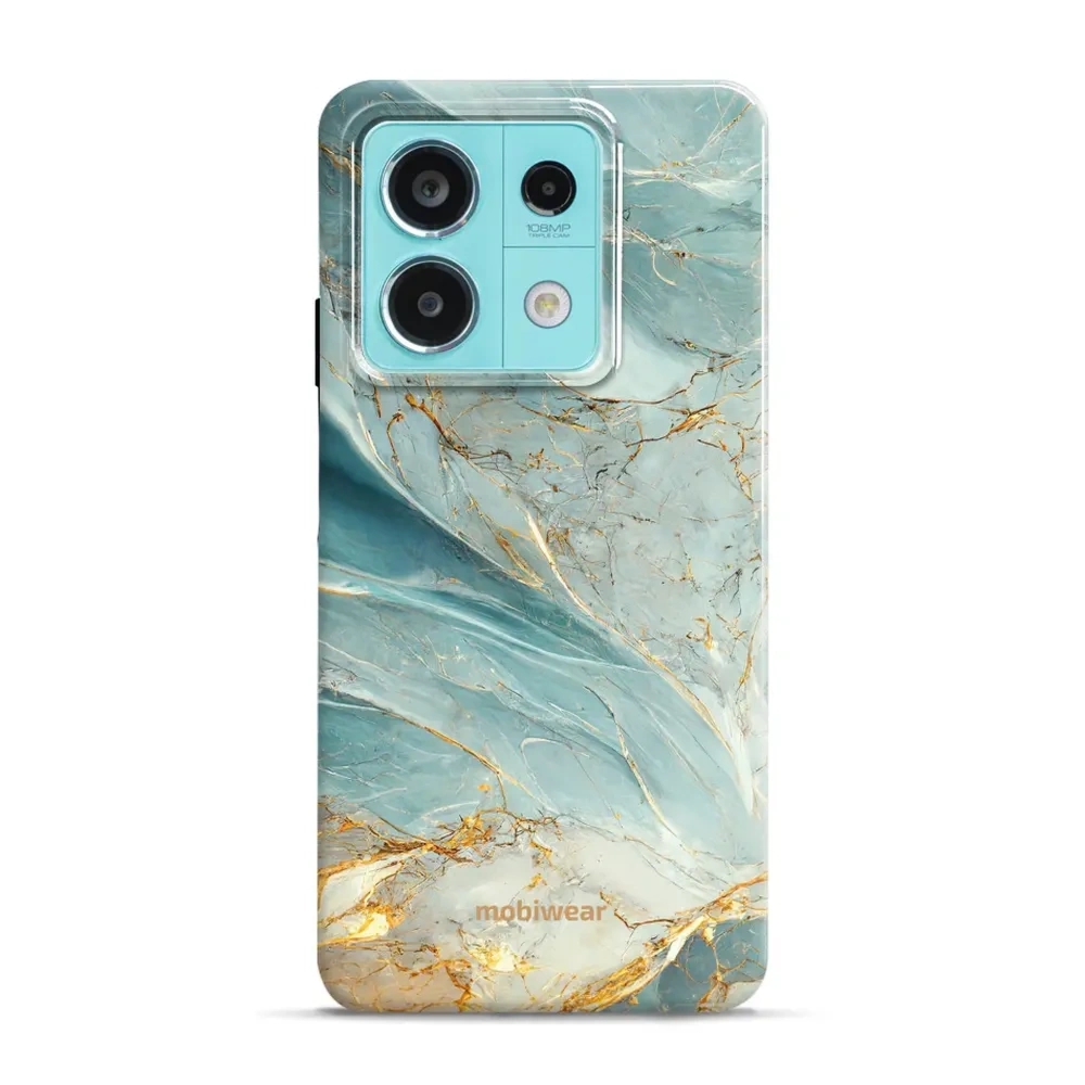 Etui ochronne do Xiaomi Redmi Note 13 5G, Mobiwear Elite Pro, żyła lazuru