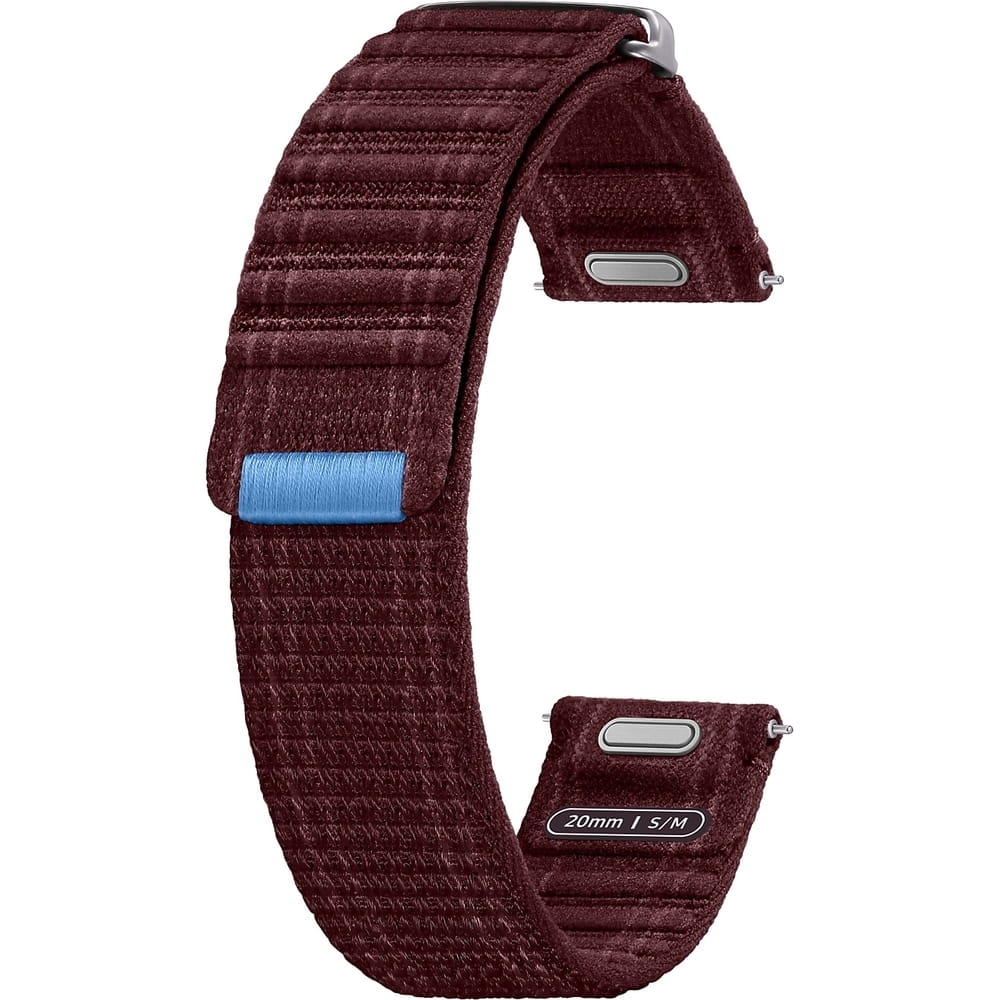 Image of Pasek Samsung Fabric Band 20mm S/M do Galaxy Watch 7 / FE 6/5 Pro/5/4, bordowy