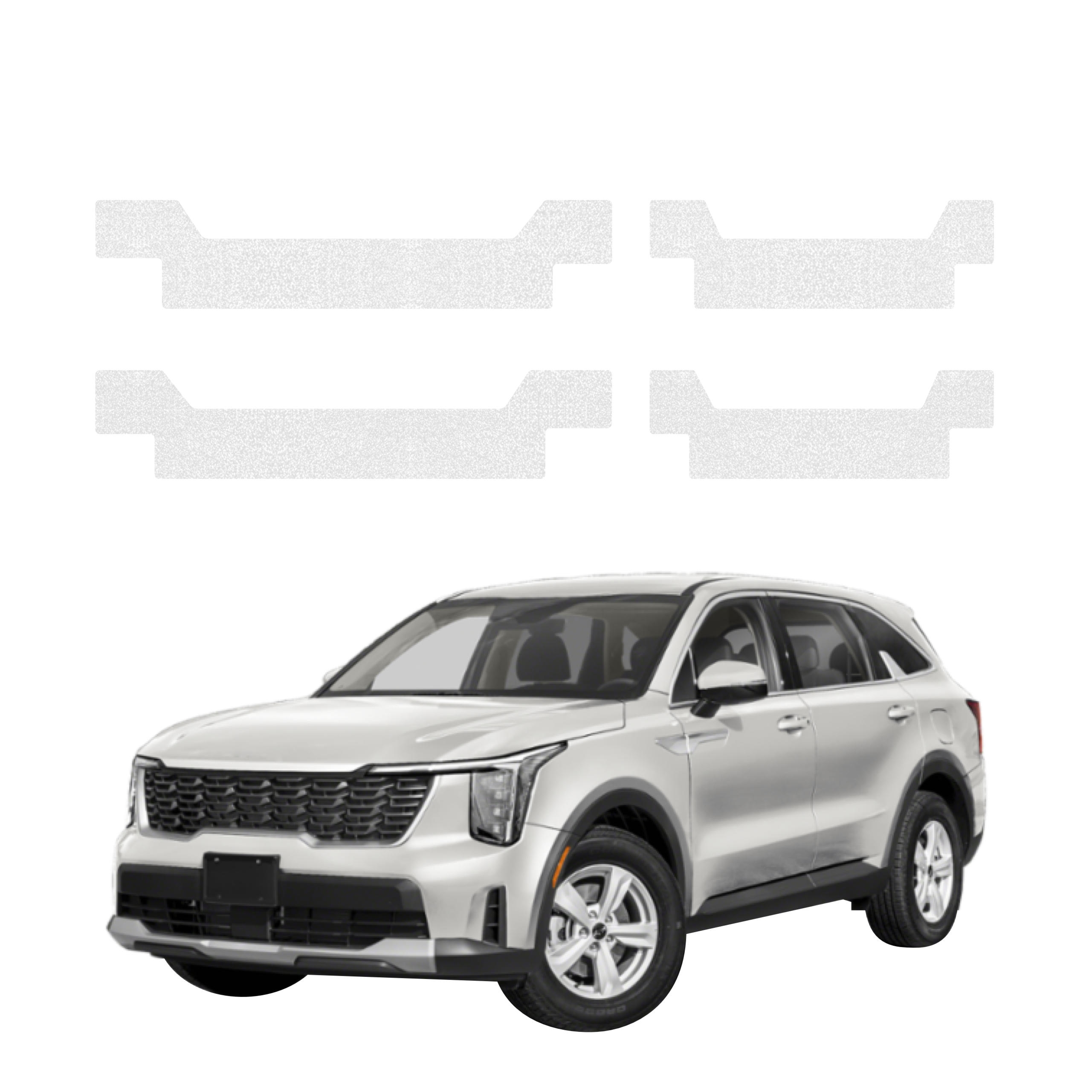 4w1 Bezbarwna powłoka techniczna Grizz Protector na progi Kia Sorento (2023-2026)