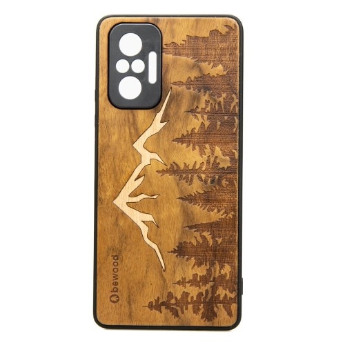 Image of Drewniane etui Bewood do Xiaomi Redmi Note 10 Pro GÓRY IMBUIA