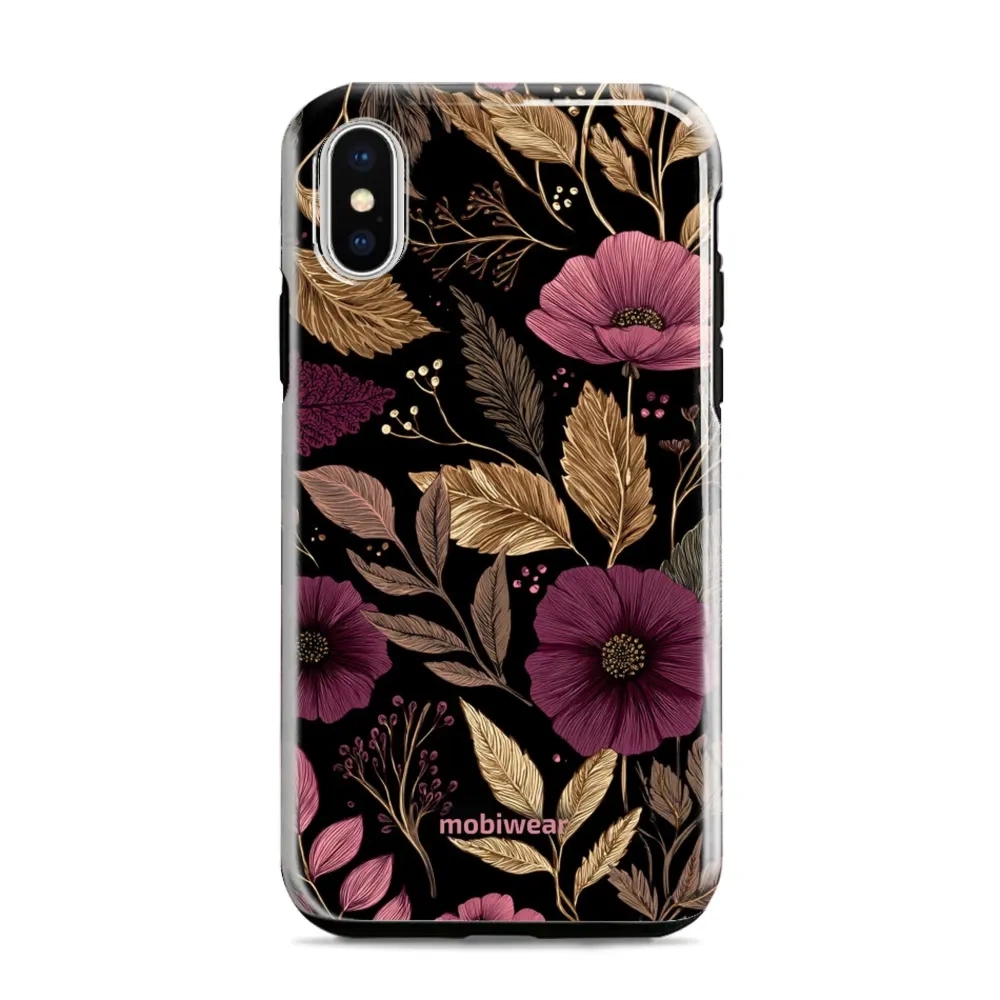 Etui ochronne do iPhone Xr, Mobiwear Elite Pro, jesień glamour