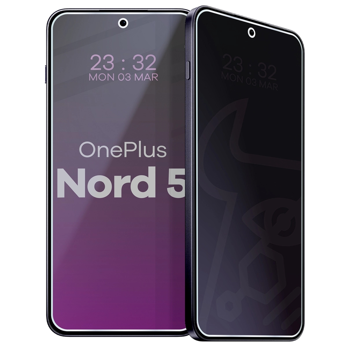 Prywatyzujące szkło hybrydowe Bizon Hybrid Shadow do OnePlus Nord 5, matowe