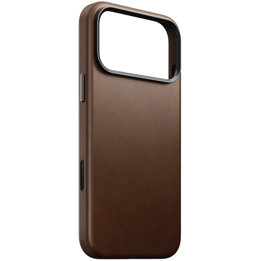 Skórzane etui Nomad Traditional Leather Case do MagSafe do iPhone 18 Pro Max / 17 Pro Max, brązowe