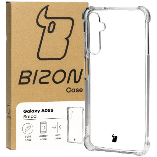 Image of Elastyczne etui Bizon Case Salpa do Galaxy A05s, przezroczyste