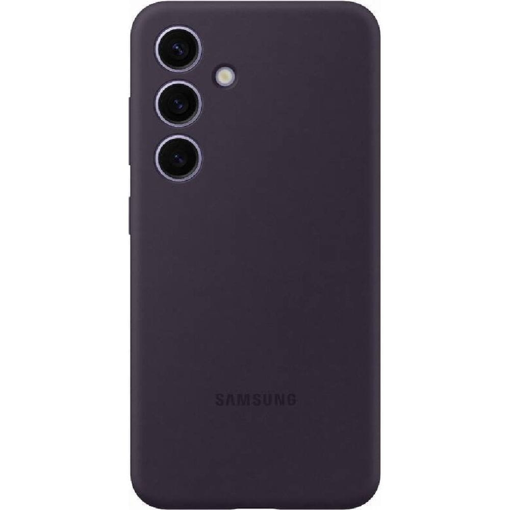 Etui Samsung Silicone Cover do Galaxy S24, ciemnofioletowe