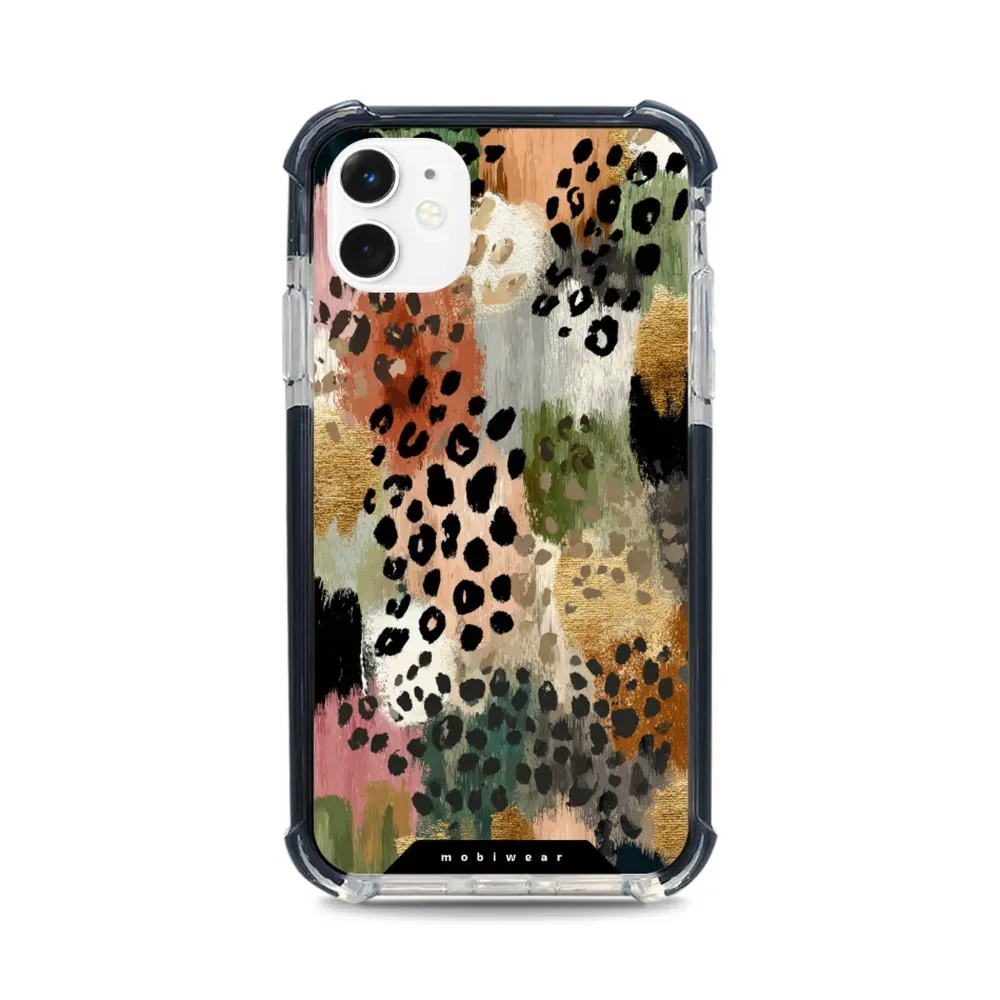 Etui ochronne do iPhone 11 do MagSafe, Mobiwear Elite Bumper, malownicze cętki