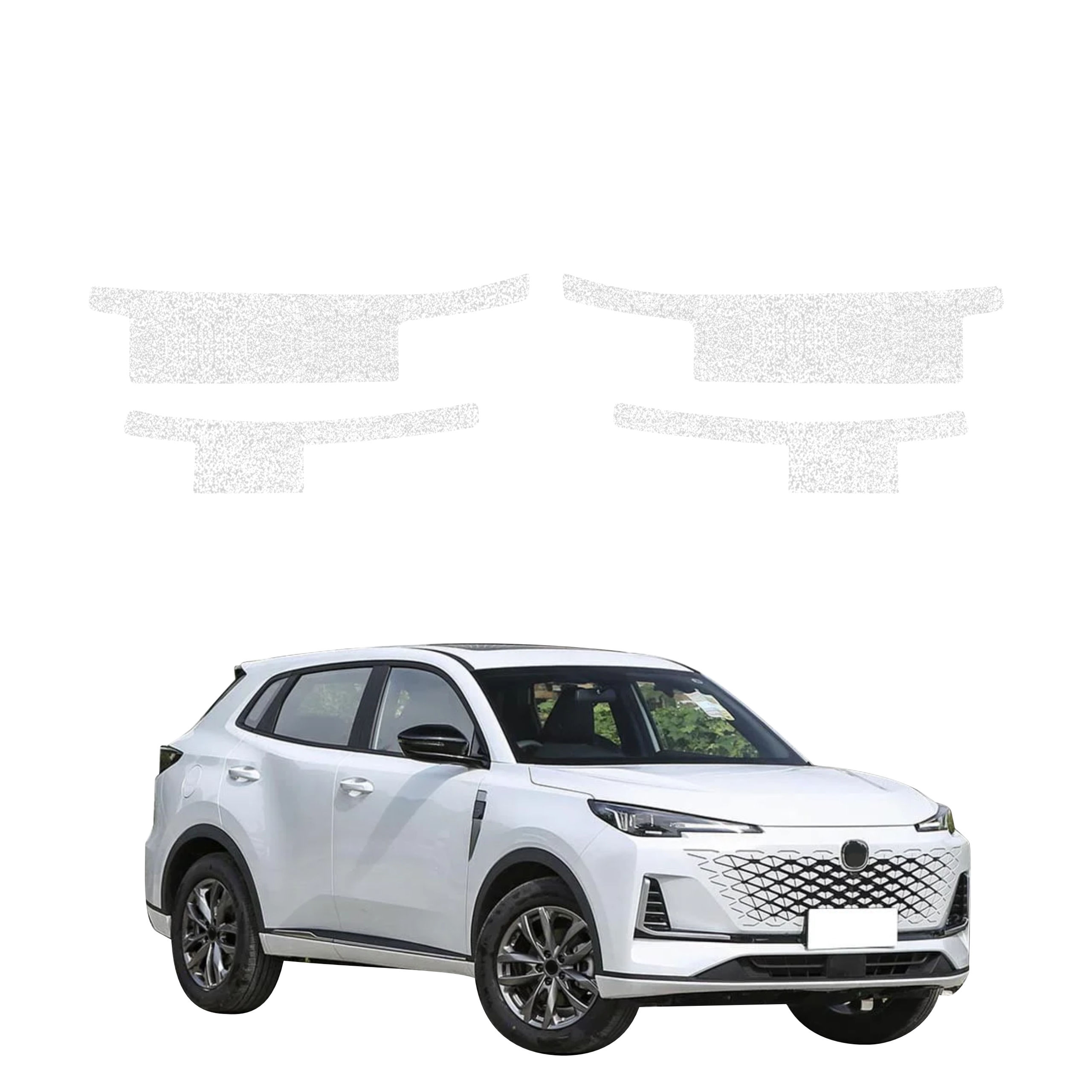 4w1 Biała powłoka techniczna Grizz Protector na progi Changan CS55 Plus (2026)