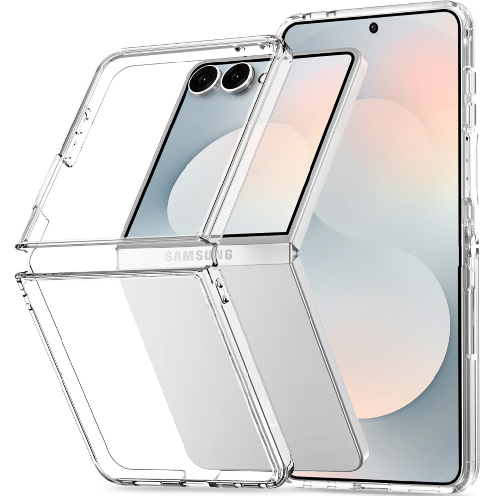 Etui Tech-Protect Flexair Hybrid do Galaxy Z Flip8, przezroczyste