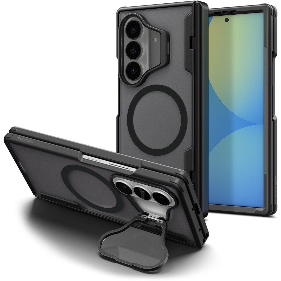 Etui Spigen Optik Armor Pro Mag do MagSafe do Galaxy Z Fold8 Ultra, przydymione-czarne