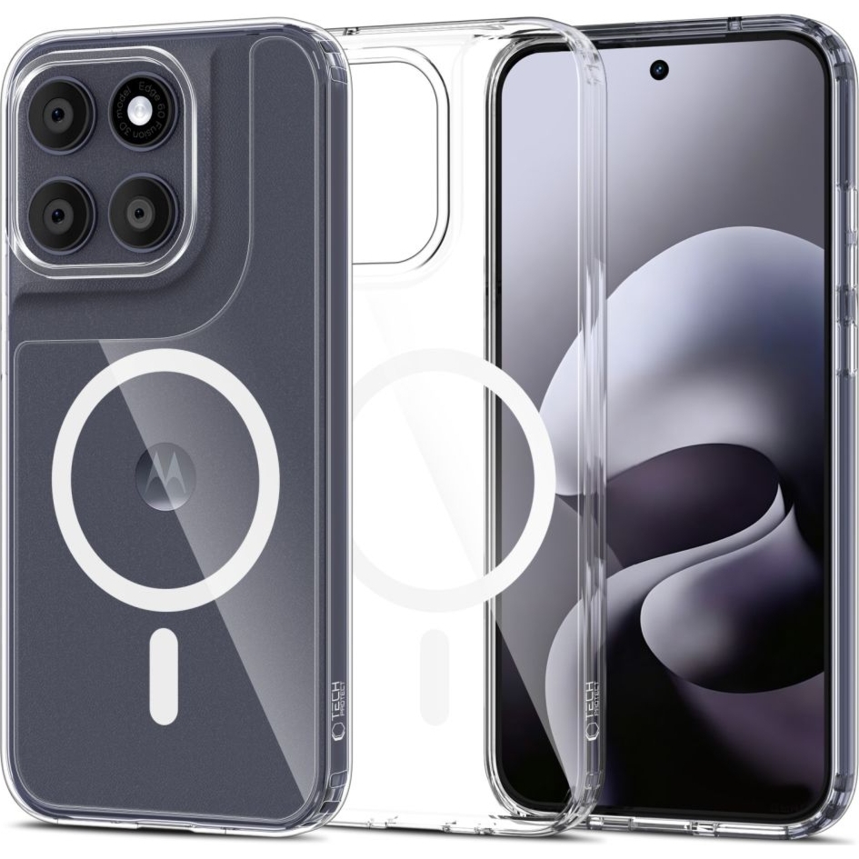 Etui Tech-Protect Flexair Hybrid do MagSafe do Motorola Moto G77 5G / Moto G67 5G, przezroczyste