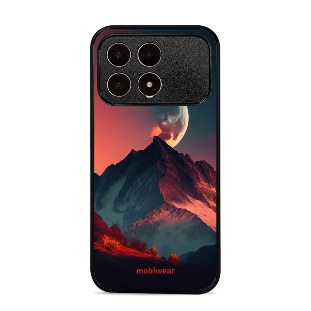 Etui ochronne do Xiaomi POCO F8 Pro, Mobiwear Glossy Case, górski zmierzch