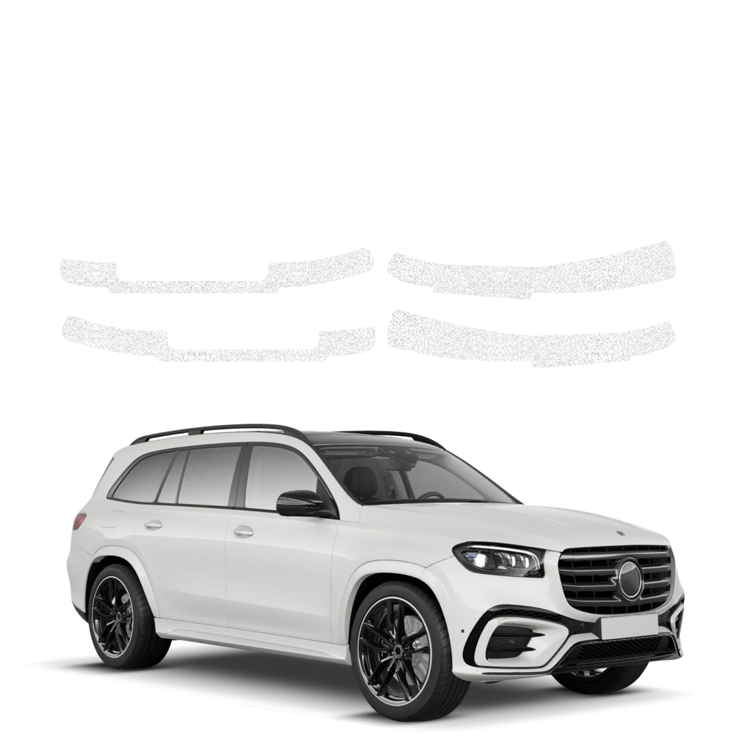 4w1 Biała powłoka techniczna Grizz Protector na progi Mercedes GLS 450d (2023-2026)