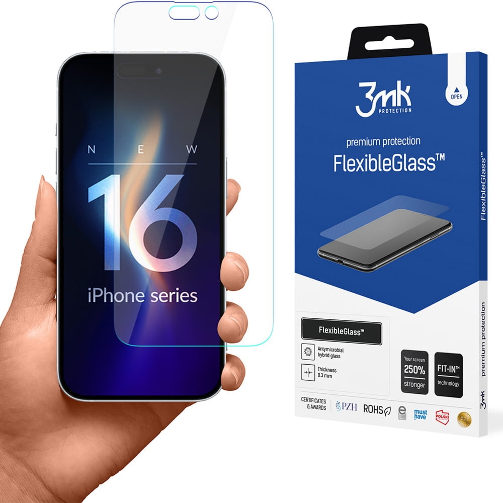 Szkło ochronne 3mk FlexibleGlass do iPhone 16 Pro Max