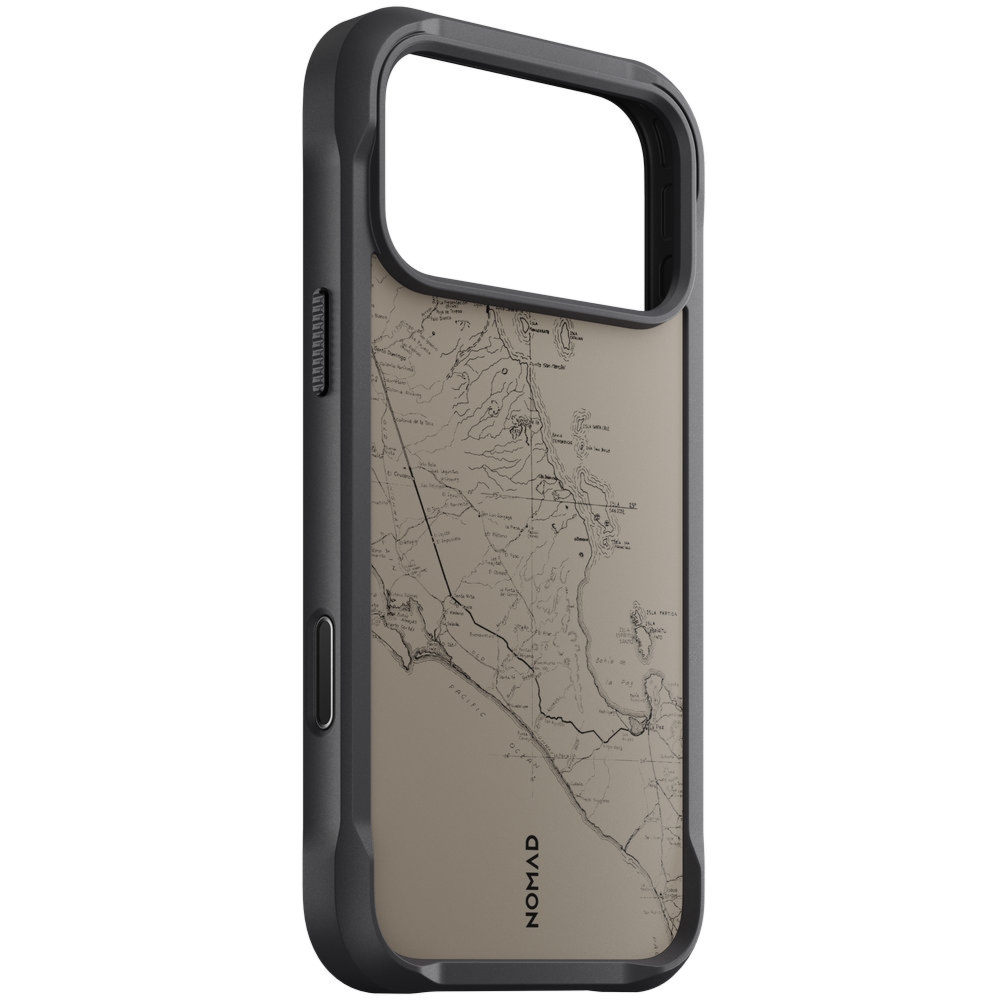 Etui ochronne Nomad Rugged Case do MagSafe do iPhone 18 Pro Max / 17 Pro Max, szaro-czarne wzorzyste