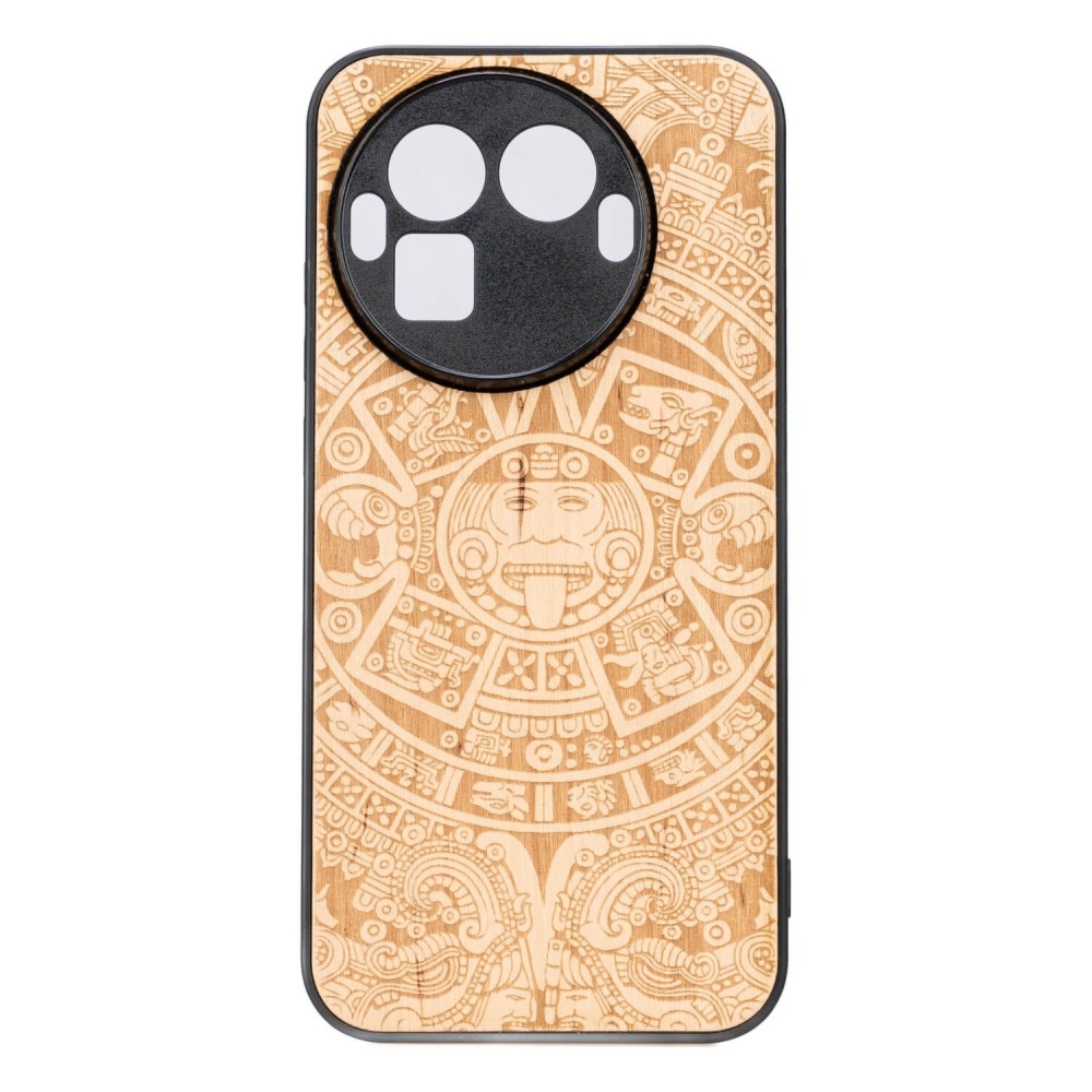 Drewniane etui do Realme GT 8 Pro, Bewood Kalendarz Aztecki Aniegre