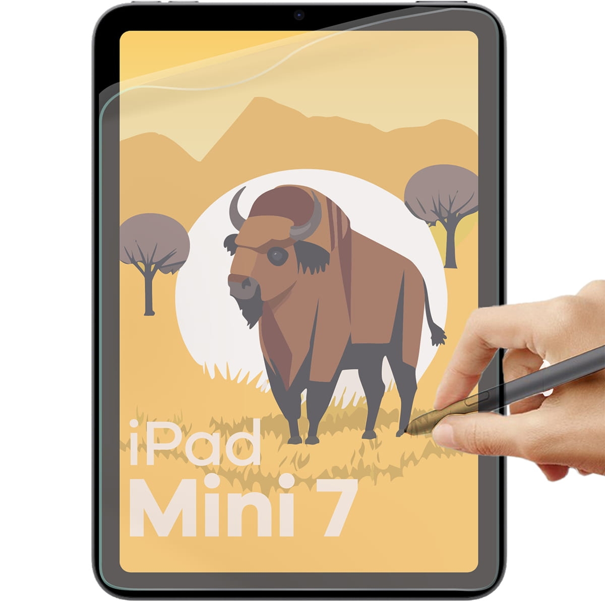 Folia matowa Bizon Tab Film Sun Duo do iPad Mini 7 2024, 2 sztuki