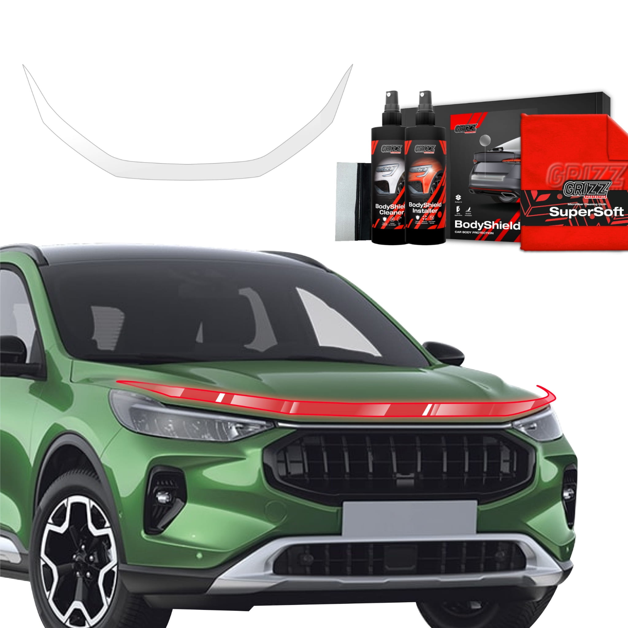 Folia ochronna Grizz Protector na maskę do Ford Kuga Titanium Facelift (2024-2026)