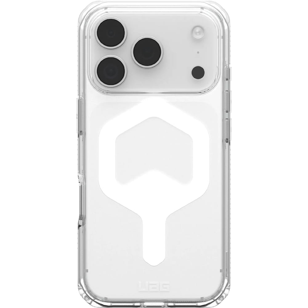 Etui pancerne UAG Plyo Mag do MagSafe do iPhone 18 Pro / 17 Pro, przezroczysto-białe