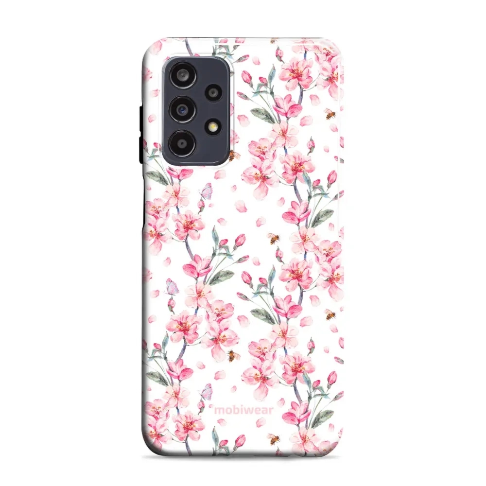 Etui ochronne do Galaxy A23 4G, Mobiwear Elite Pro, japoński bukiet