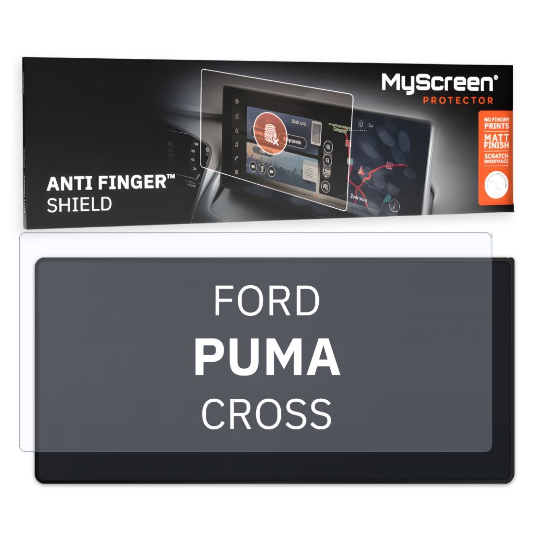 Folia samochodowa na wirtualny kokpit, MyScreen Anti Finger Shield do Ford PUMA II (2024-2026), matowa
