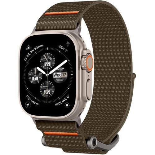 Image of Pasek Spigen DuraPro Flex Ultra Band do Apple Watch 49/46/45/44 mm, oliwkowy