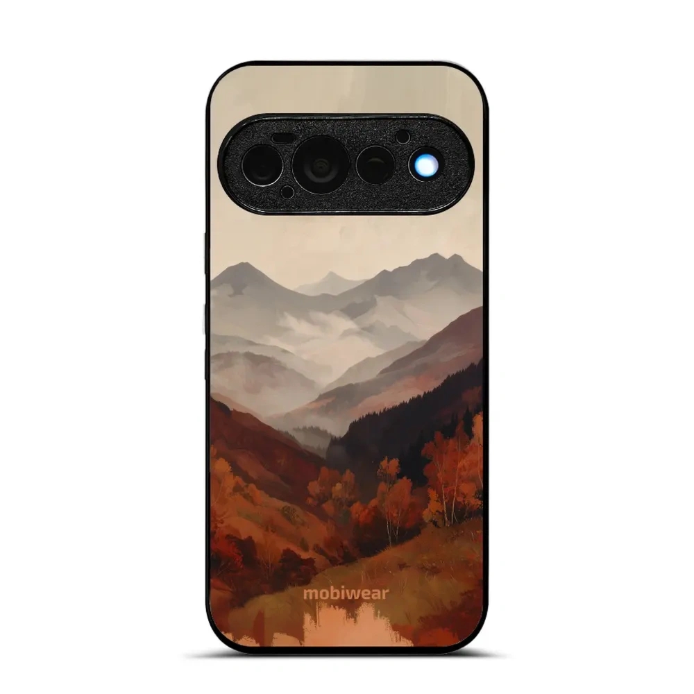 Etui ochronne do Google Pixel 11 Pro, Mobiwear Glossy Case, mglista dolina w górach