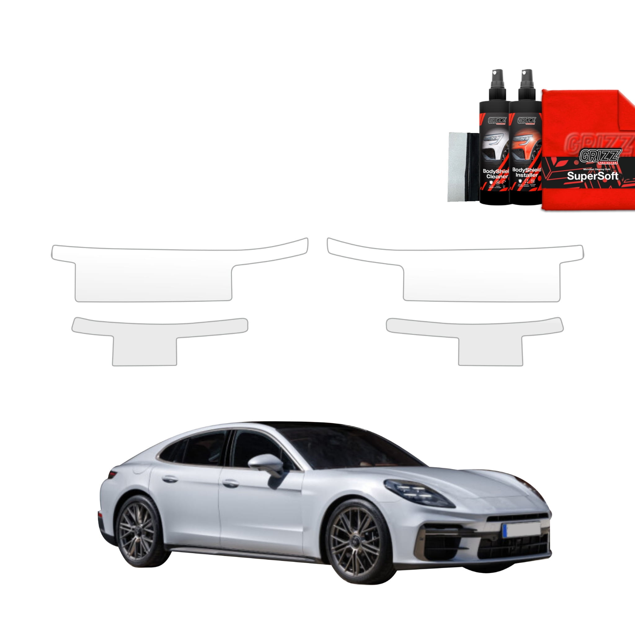 4w1 Folia ochronna na progi Grizz Protector do Porsche Panamera 2 (2016-2024)