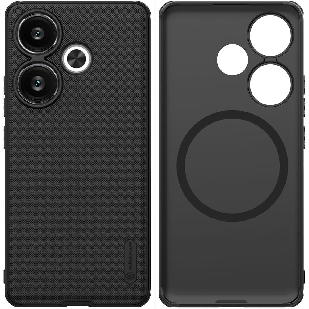 Image of OUTLET: Etui Nillkin Super Frosted Shield Pro Magnetic do Xiaomi POCO F6 / Redmi Turbo 3, czarne