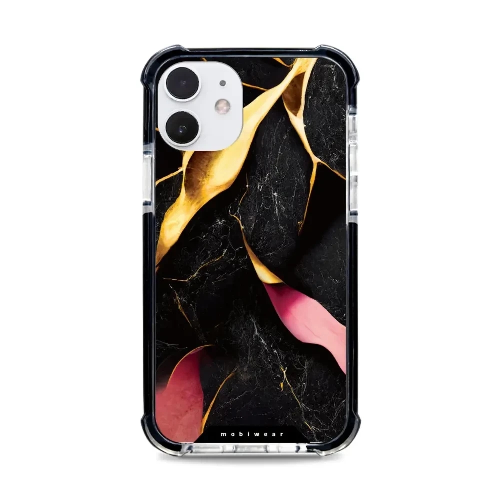 Etui ochronne do iPhone 12 do MagSafe, Mobiwear Elite Bumper, pozłacany kruszec