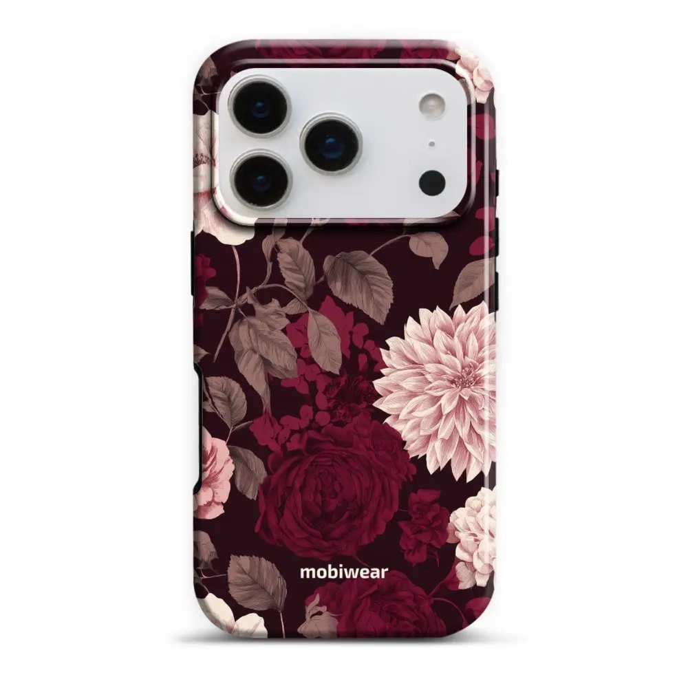 Etui ochronne do iPhone 17 Pro, Mobiwear Elite Pro MagSafe, wino i dalie