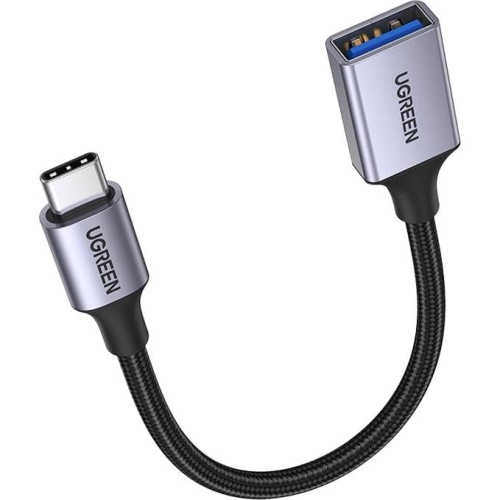 Image of Adapter / przejściówka Ugreen OTG USB-A (żeński) do USB-C (męski), czarny
