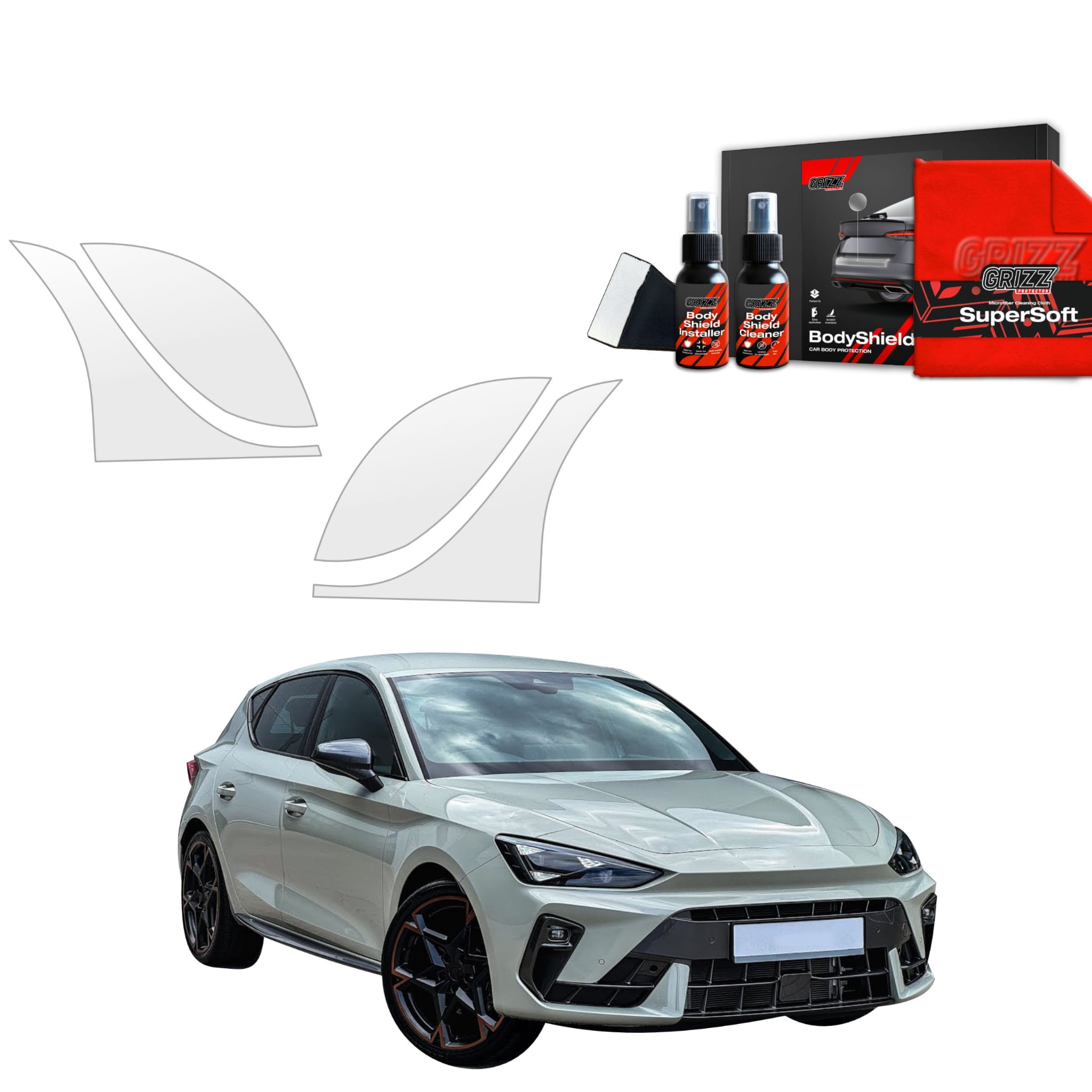 4w1 Folia ochronna Grizz Protector na nadkola do Cupra Leon Hatchback (2024-2026)