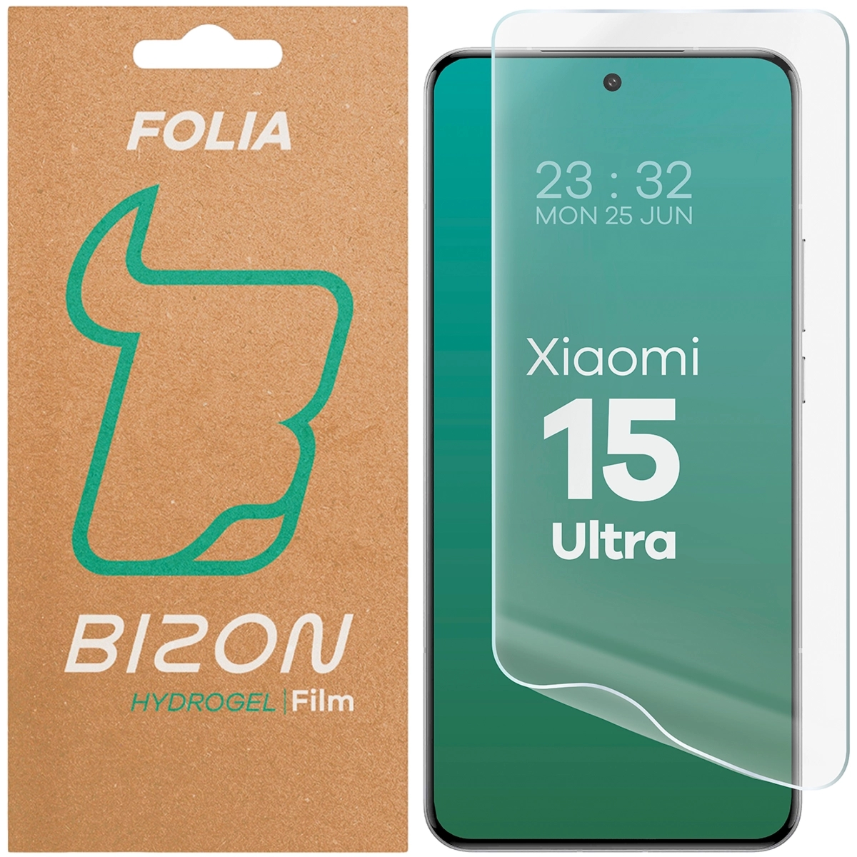 Folia hydrożelowa na ekran Bizon Film Hydrogel Front do Xiaomi 15 Ultra, 1 sztuka