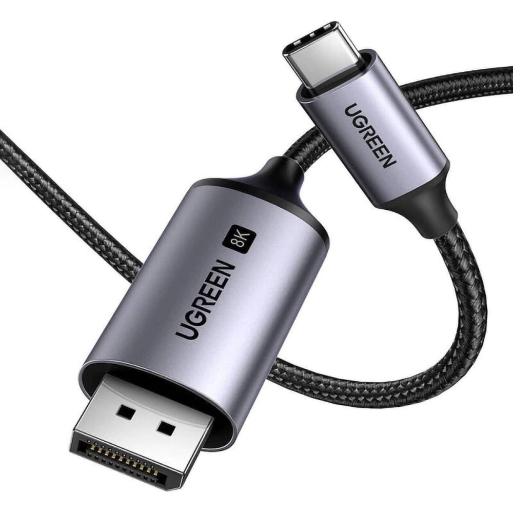 OUTLET: Kabel Ugreen CM556 USB-C do DisplayPort HDR 1m, szary