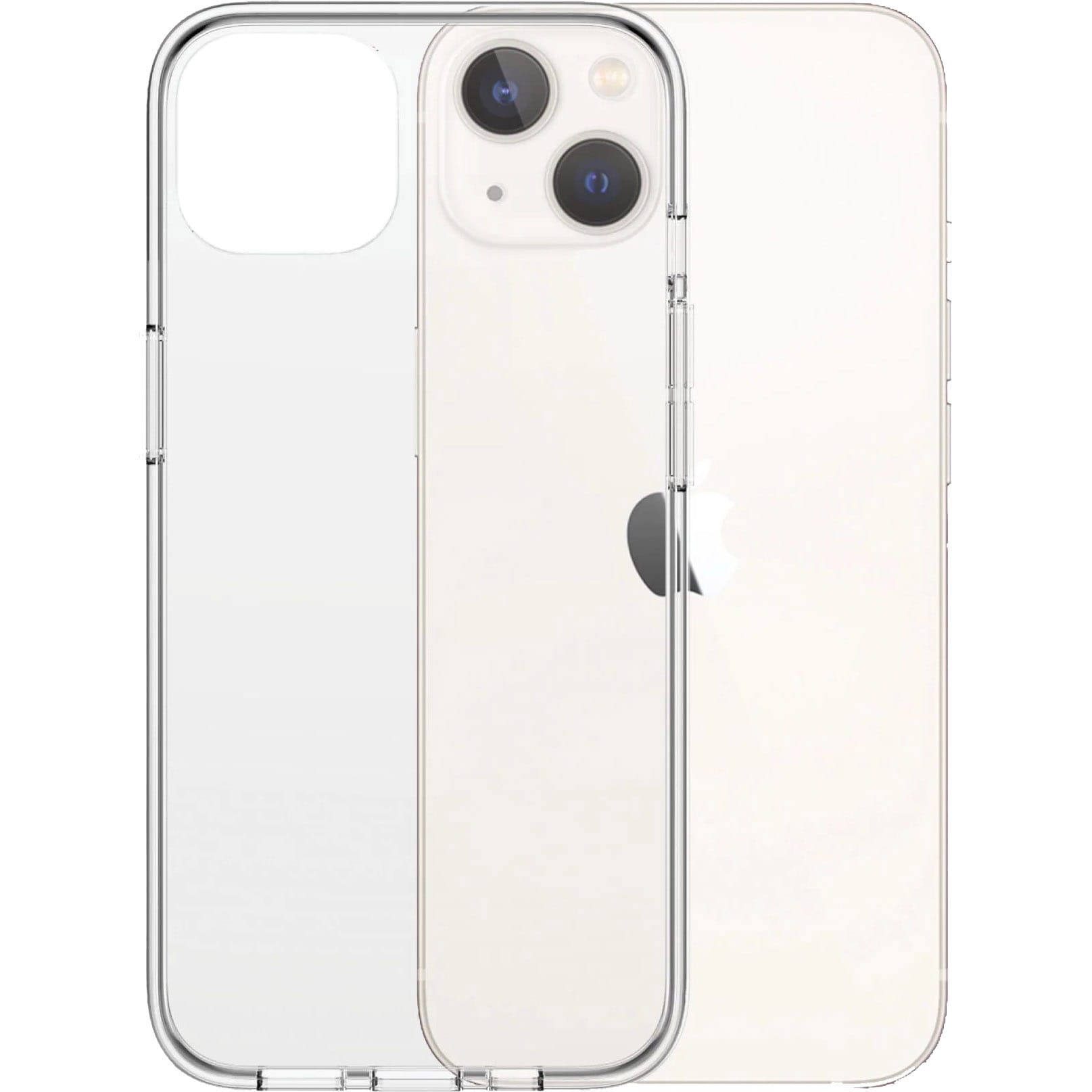 Image of OUTLET: Etui antybakteryjne PanzerGlass ClearCase do iPhone 13, przezroczyste