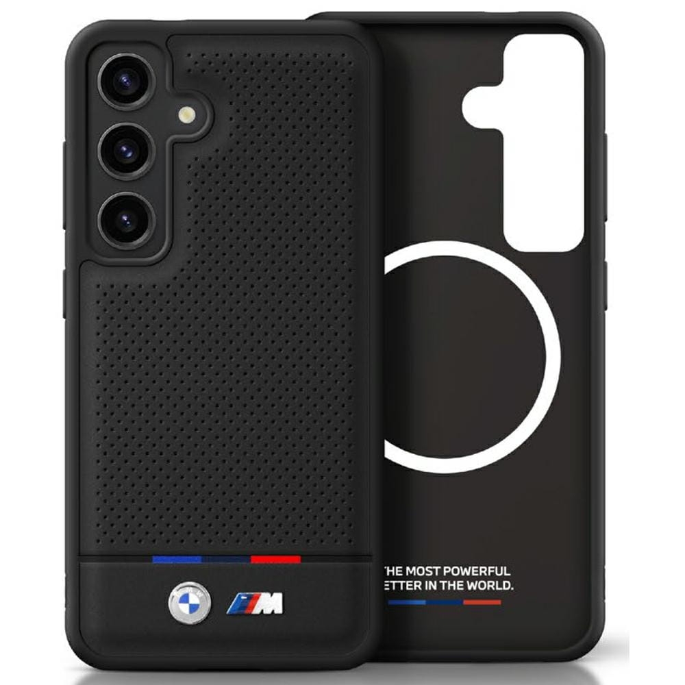 Image of Etui BMW Carbon Tricolor Stripe Mag do Galaxy S25 Plus, czarne